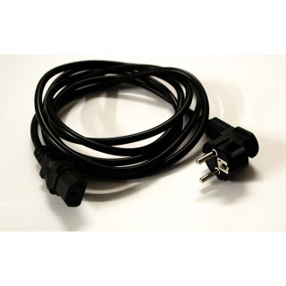 KEMA KEUR GL-C02 - Cavo di alimentazione Schuko IEC - 3 pin  - 10A - Nero