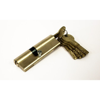 ISEO 054374 - Serratura a Cilindro con Chiavi - 95 mm - Argento