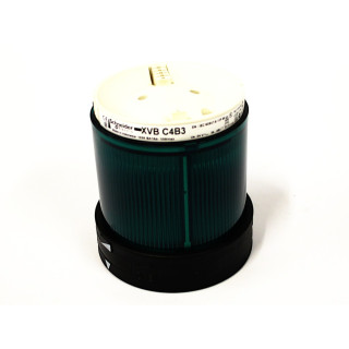 SCHNEIDER XVBC4B3 Colonna Luminosa - 24/48V - DC/24Vac - Verde - Ø 70mm