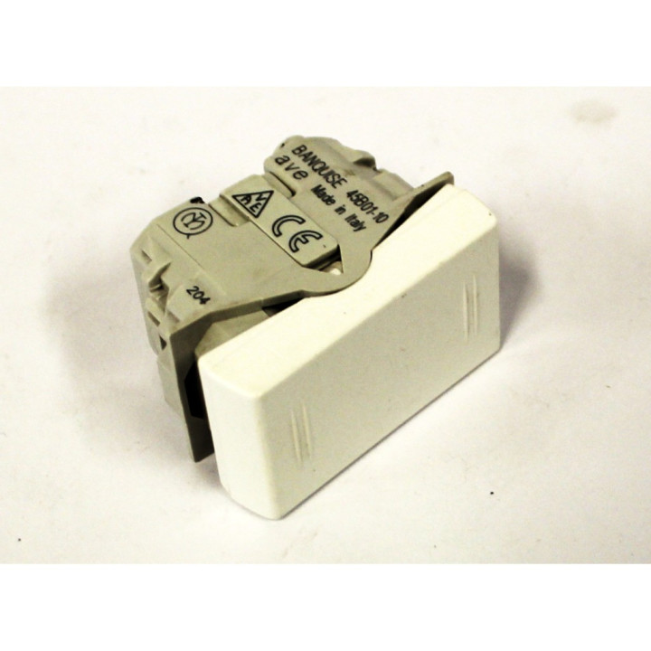 BANQUISE 45B01-10 Interruttore - 250V - 10AX - Bianco