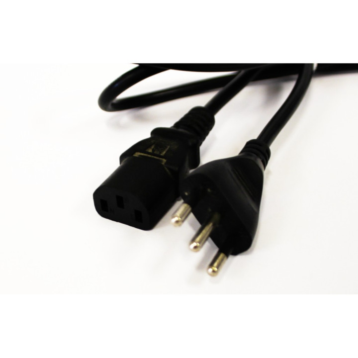 OEM RVVZ01 Cavo di Alimentazione - Nero - 7A - 250V - 1.55Mt