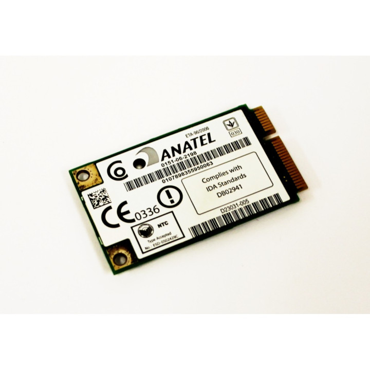 ANATEL DB02941 Scheda WIFI - WLAN - Wireless - 15V - 5A