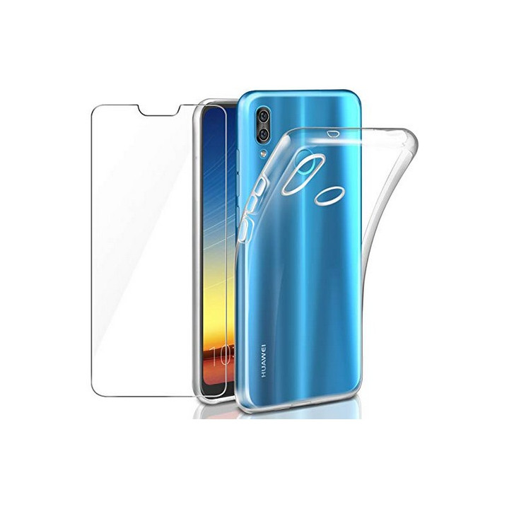 Leathlux Cover + pellicola per Huawei P20 Lite/Huawei P11 Lite 5.84" 