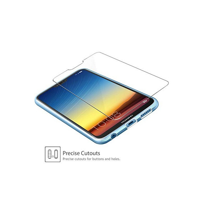 Leathlux Cover + pellicola per Huawei P20 Lite/Huawei P11 Lite 5.84" 