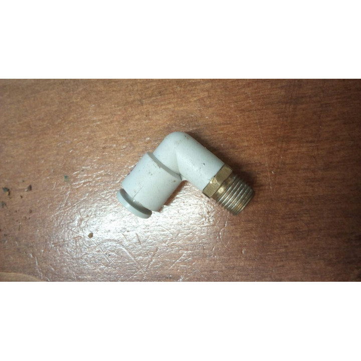 SMC- 7x Raccordi a L Filetto 1/8" Maschio per Tubi da 6mm