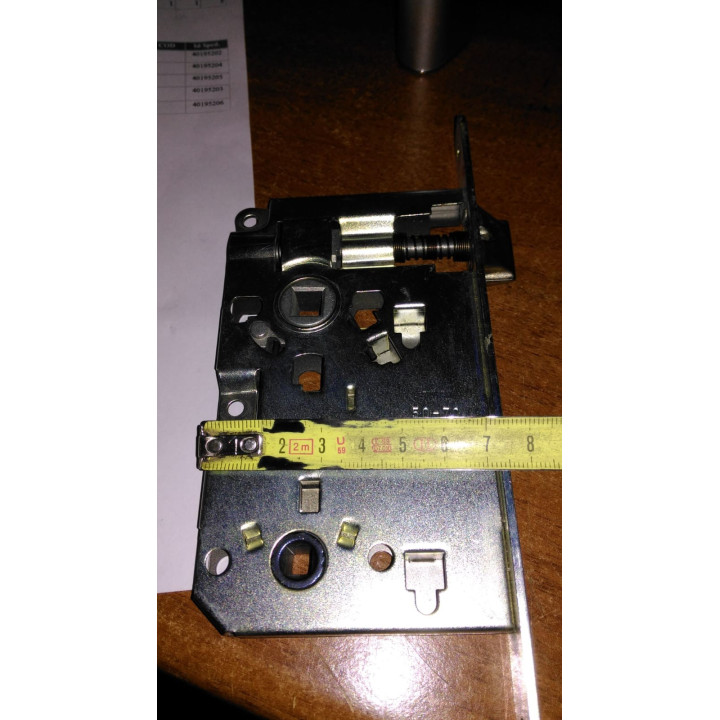 AGB - Serratura da Incasso per Porte con Forontale Cromato