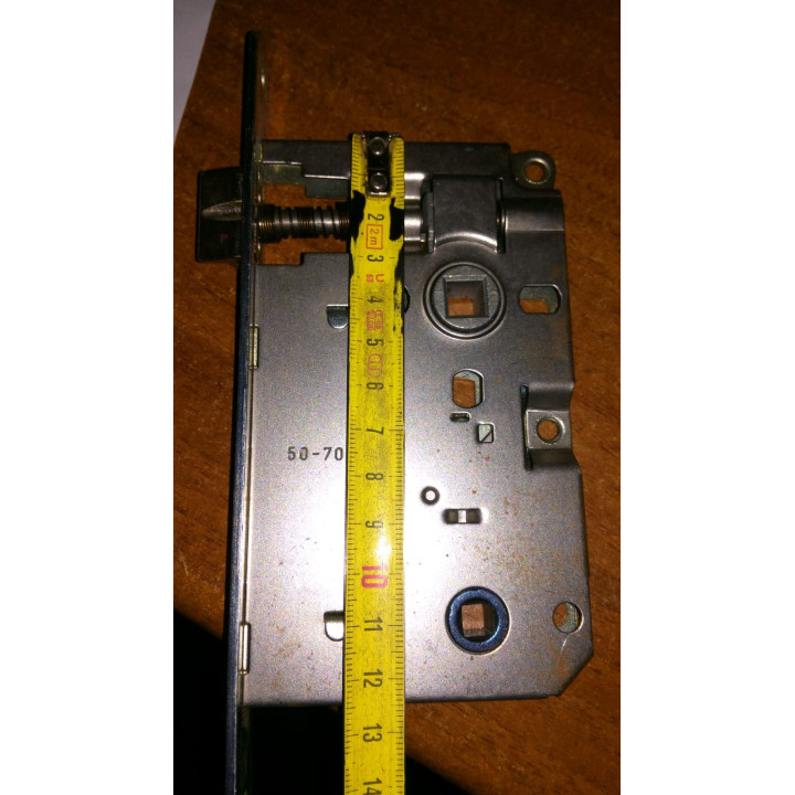 AGB - Serratura da Incasso per Porte con Frontale Cromato