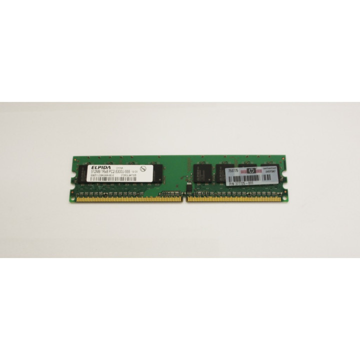 ELPIDA EBE51UD8AGWA-6E-E - Memoria Ram DDR2 - 512 MB - 1Rx8 PC2-5300U-555
