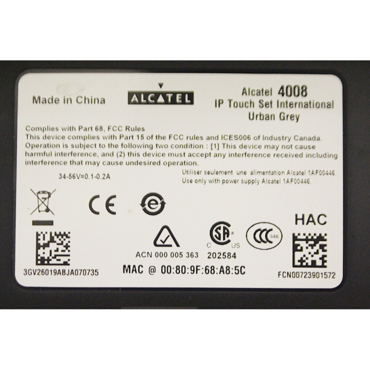 ALCATEL -Telefono