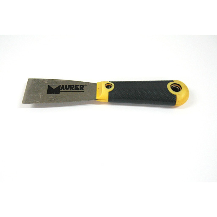 Maurer - Spatola Stuccatori Inox 40mm con Manico in Plastica Bicolore