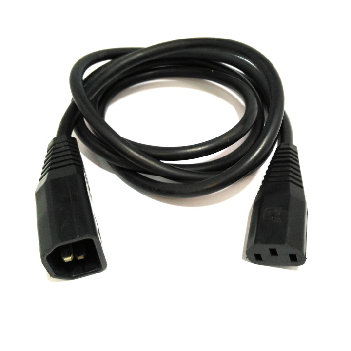 Cavo di Alimentazione Connettore Maschio/Femmina 6A 250V - 141cm