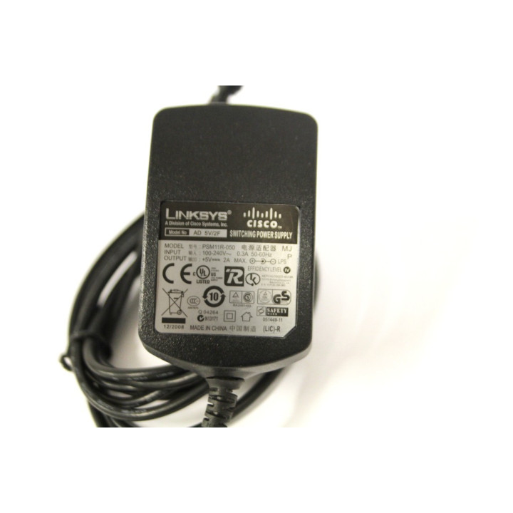 Alimentatore LINKSYS Voip 5V/2A PSM11R-050- Nero