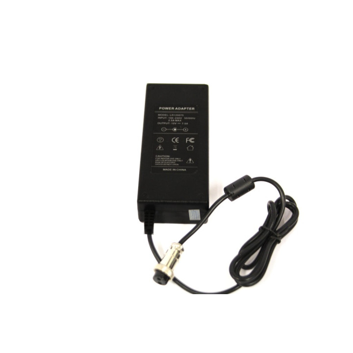 Alimentatore caricabatterie 12v 7.5A LR120075 per striscia led telecamera dvr