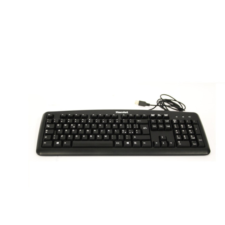 Hamlet Tastiera USB italiana professionale XKKITA2 Black Soft Touch