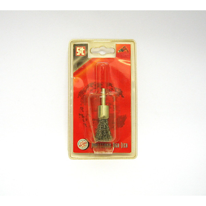 SIT BP15 - Spazzola a Pennello Metallica per Trapano Ref. 209 BP15 6x15mm
