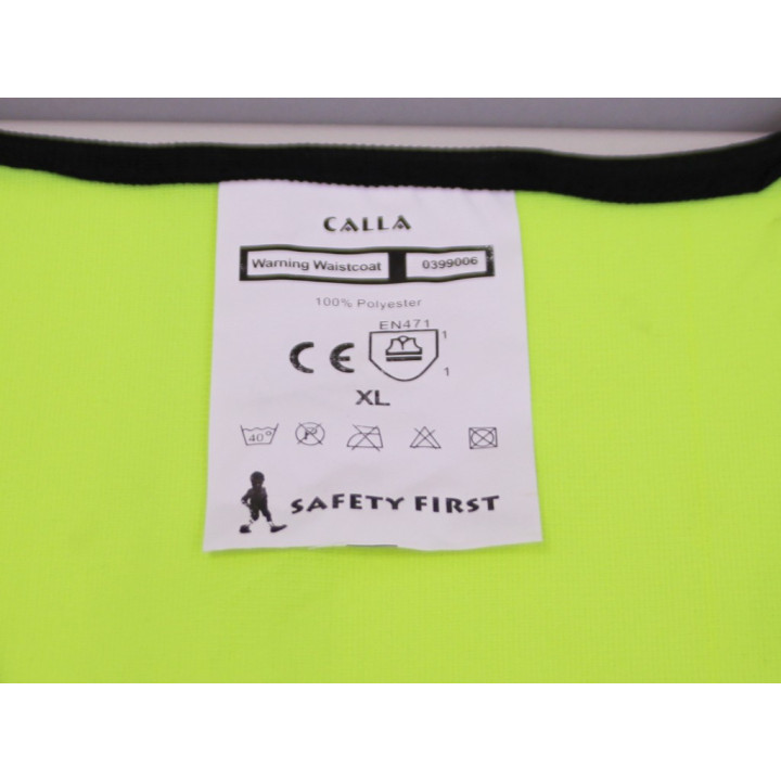 Gilet alta visibilita' giallo  TAGLIA XL con logo TASSARA TRASPORTI