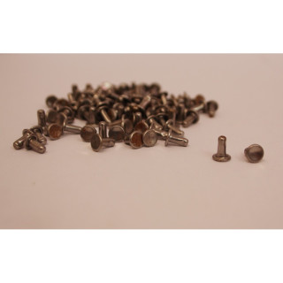 100 Per Borchie Rivetti decoupage color acciaio per borse Scarpe in pelle e varie