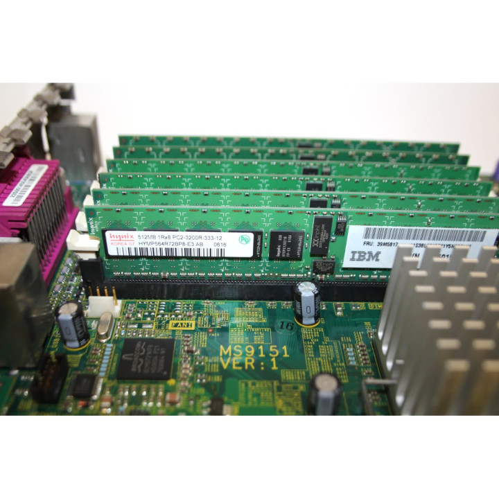 Kit IBM Cpu + Ram + Mobo + Dissipatore - Server - 2 x Xeon 3000DP/2M/800 - 4GB Ram - IBM MS9151 VER.1