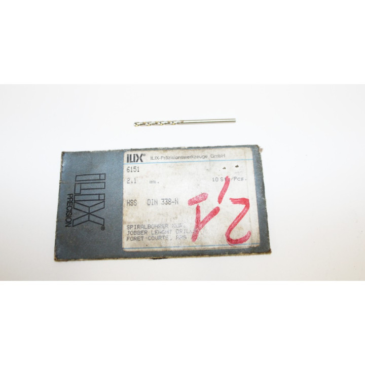 Ø 2,1 mm HSS Punta ILIX 6151 DIN338-N