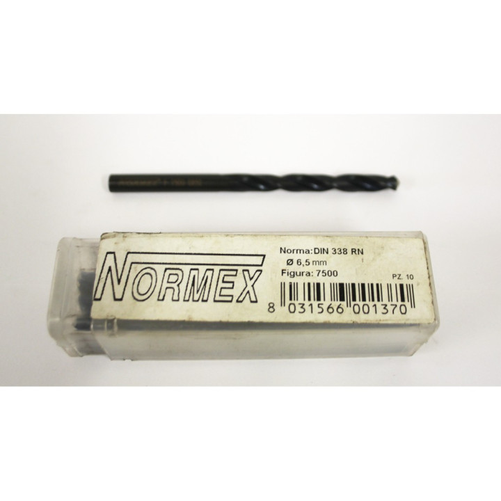 Ø 6,5 mm HSS Punta NORMEX 7500 DIN 338 RN
