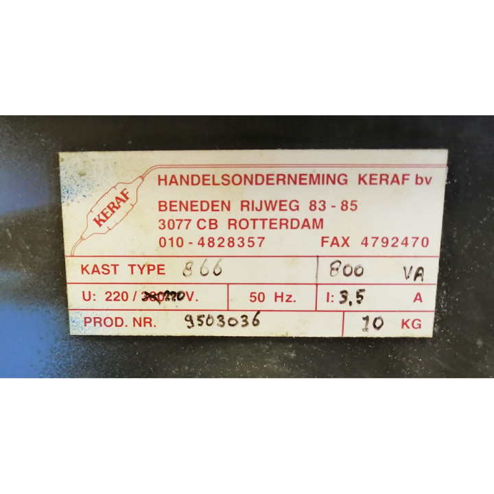 KERAF 866 - Trasformatore 800 VA - 220V - 1 Presa schuko
