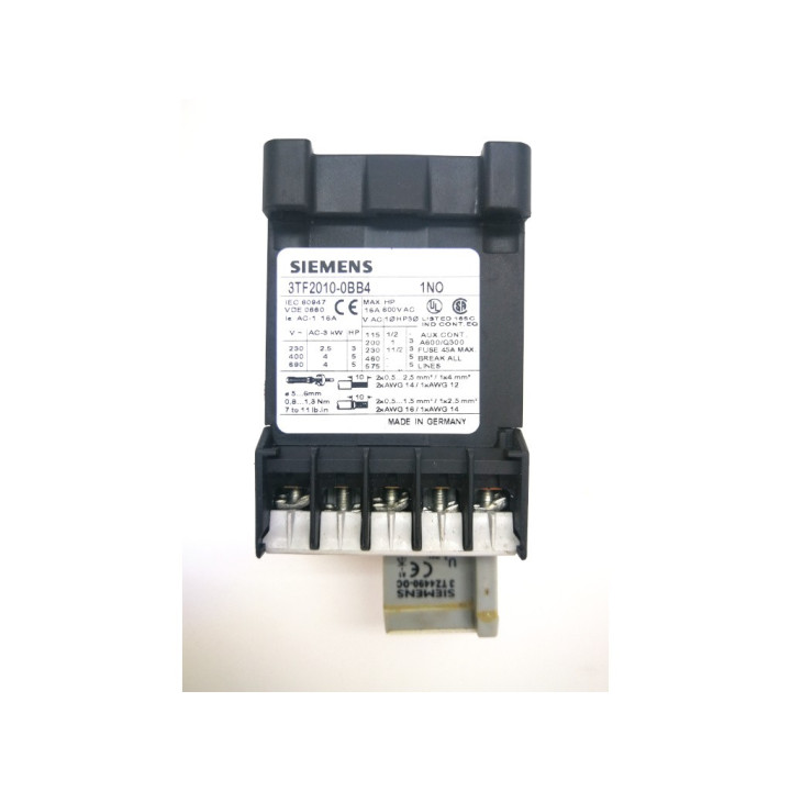 Siemens Contattori:3-poli 3TF 2