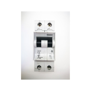 Siemens 5SX22 C3 2Pole 3A 400V