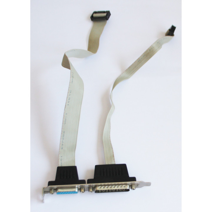 OEM - Staffa Porta Seriale DB25 Maschio DB15 Femmina