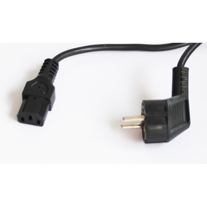 OEM - Cavo di Alimentazione 10A 250V - Lunghezza Mt. 1.84 - Nero