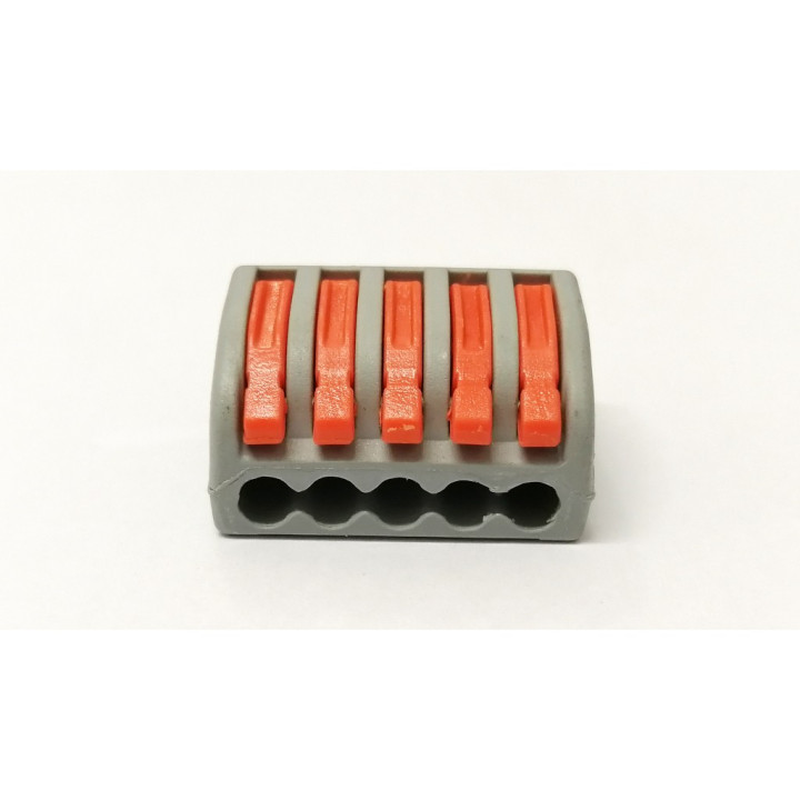 Kit 8 x Connettore cavi 5 Pin sgancio rapido per cavi fino a 4mmq