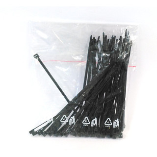 15002440 - 50pz. Fascetta di Cablaggio 140x3.5mm Nera