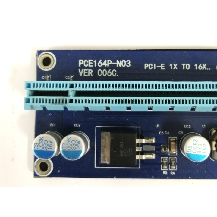 USB 3.0 PCE164P-N03 nero modulo conversione PCI-E 1X TO 16X per Mining