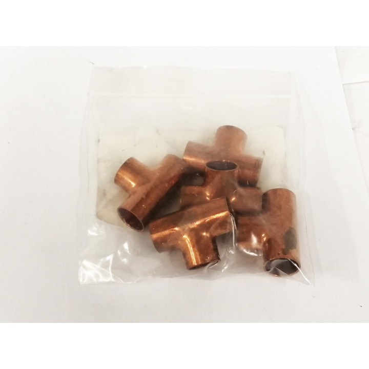 RACCORDO A T IN OTTONE JOHN GUEST 15MC(1/2)