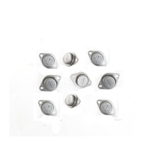 9 x Regolatori di Tensione 8018 BU326S - 5 V. 1 Ampere - Metallico TO3