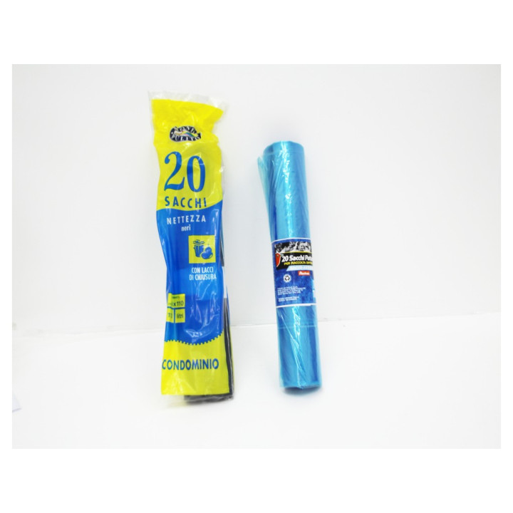 3 x Sacco nero 68x69 20 pz