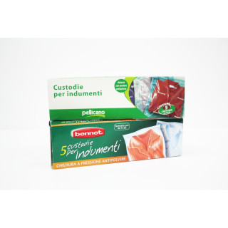 kit 3 confezioni custodie trapunti trasparenti 80 x 110  pz 2