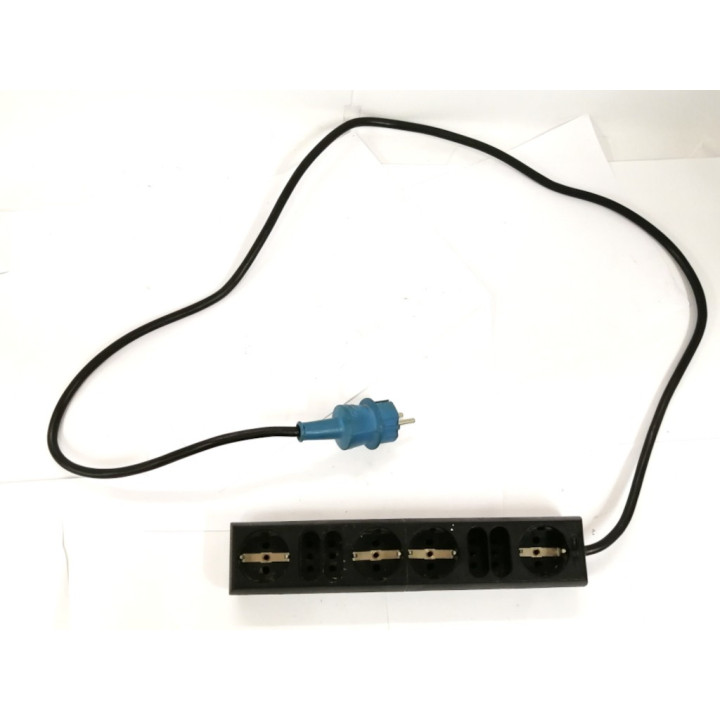 Multipresa a 4 prese schuko, 4 prese italiane