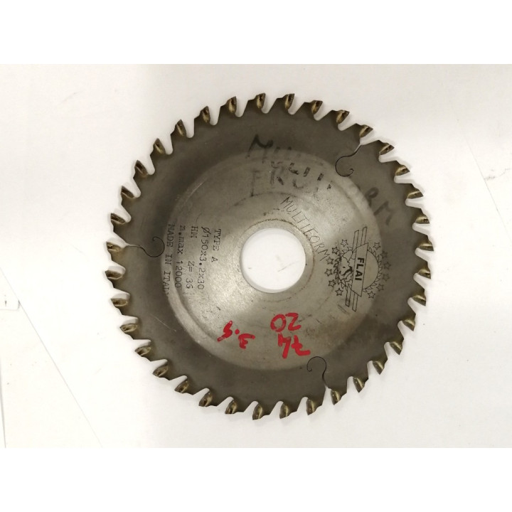 FLAI lama per fresatrice legno TYPE A Ø150x3.2x30