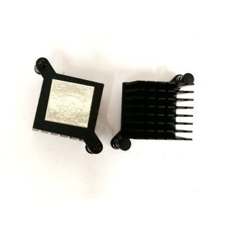 Dissipatore di Raffreddamento in Alluminio NERO 60.5x24x35mm