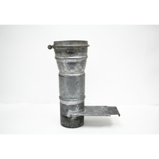 Struttura cappa ferro zincato con serranda a ghigliottina