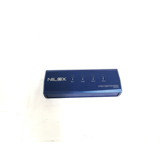 NILOX 4-Port USB KVM Switch w/audio