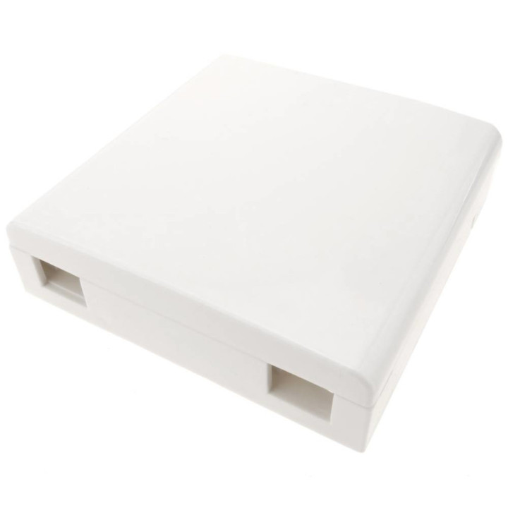 Scatola di collegamento per 2 porte in fibra ottica LC SC