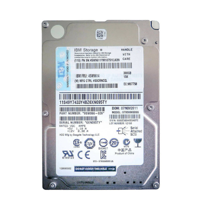 IBM System x Hard Disk 61Y9935 - 300GB 15K 2.5"