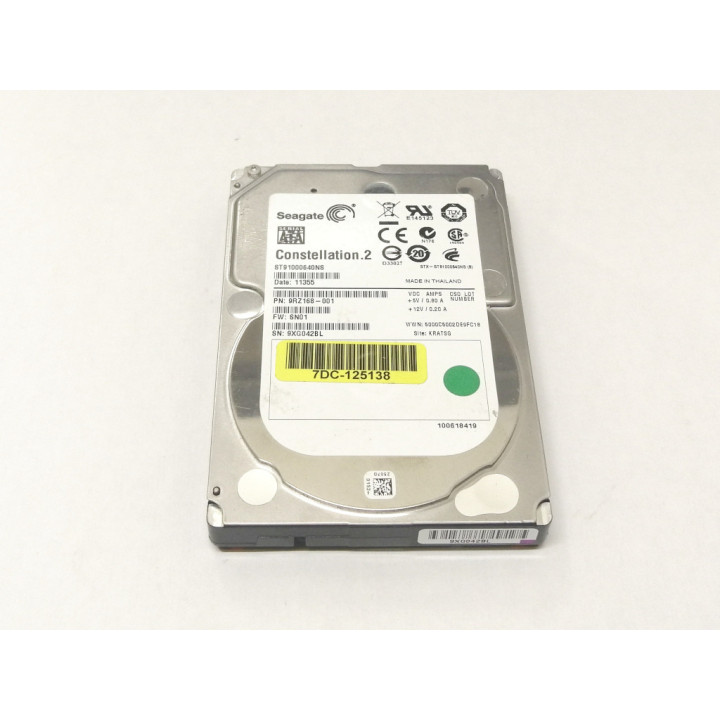 SEAGATE ST91000640NS HDD - 1TB 2.5" SATA