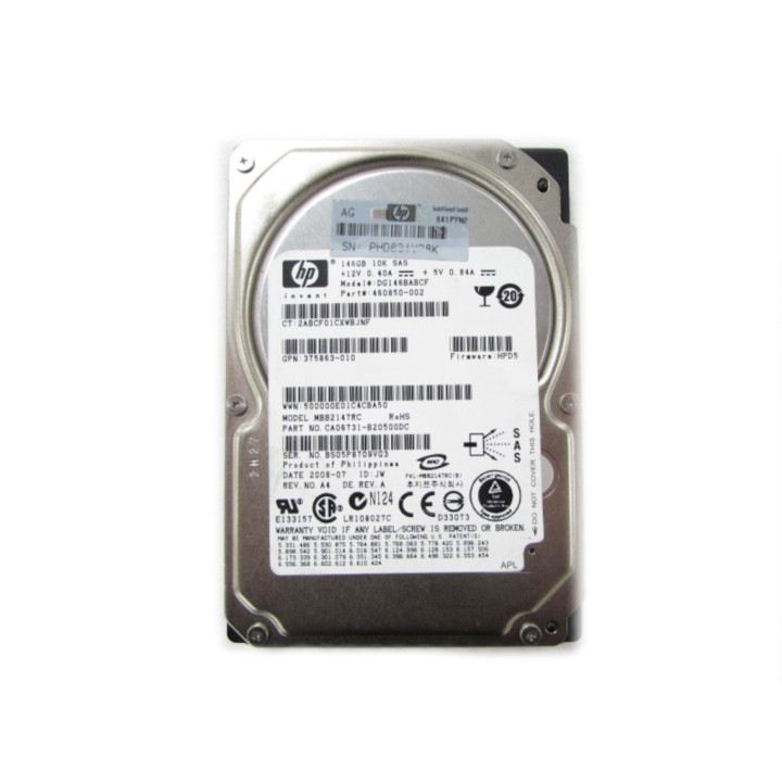 HP Hard Disk DG146BABCF - 146GB 10K SAS 2.5"