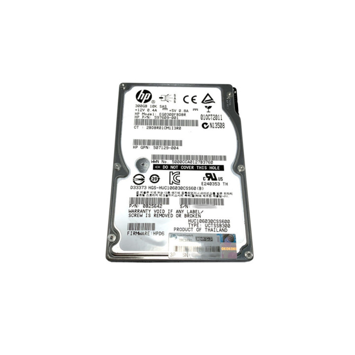 HP Hard Disk EG0300FBDBR - 300GB 10K SAS 2.5"
