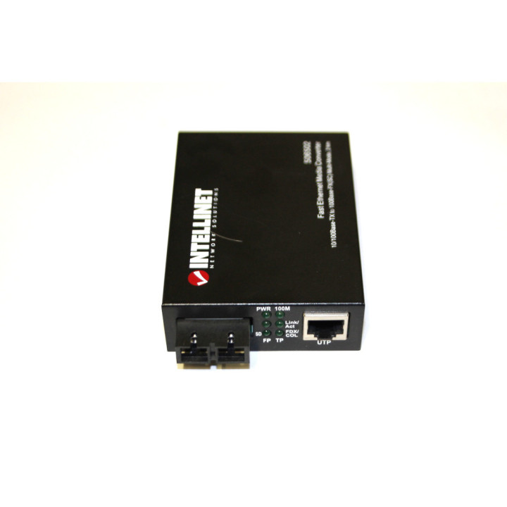 INTELLINET Fast Ethernet Media Converter - Transceiver 10/100 Multi-Mode