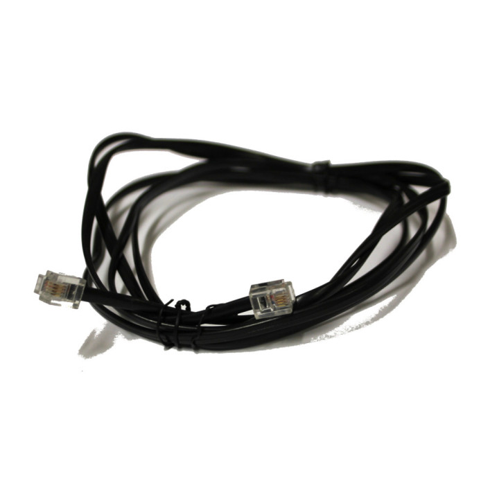 Cavo telefonico 4 pin 2M - Nero