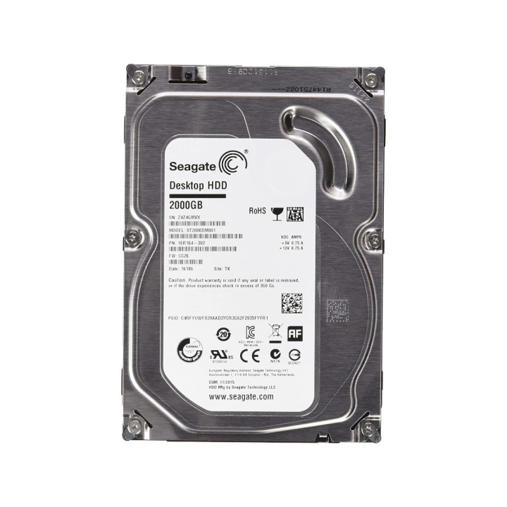 SEAGATE ST2000DM001  - Hard Disk 2TB 3.5" SATA