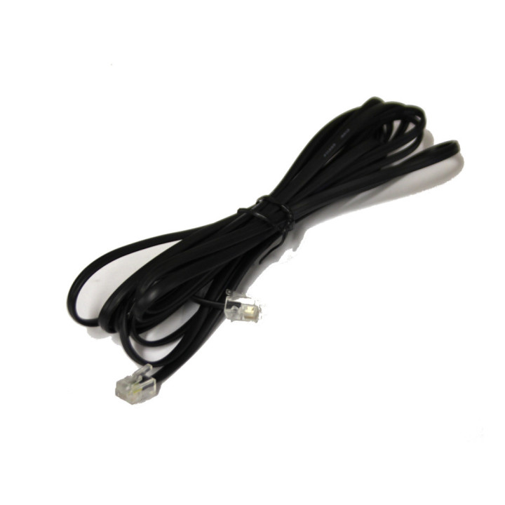 Cavo telefonico 4 pin 3M - Nero